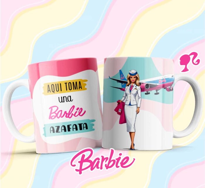 Plantillas Barbie profesiones para tazas - Image 3