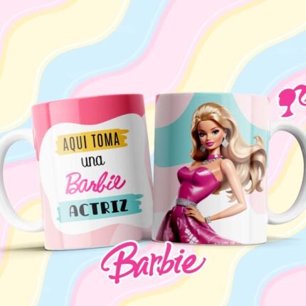 Barbie Profesiones Plantillas tazas