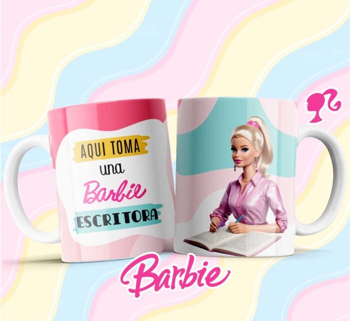 Diseños de Barbie Profesiones para Tazas - Image 5