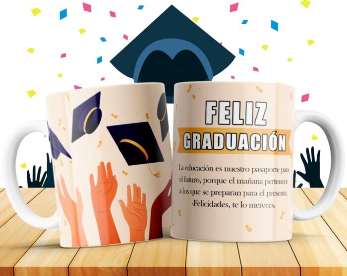 Plantillas de Graduaciones para Tazas - Año editable - Image 2