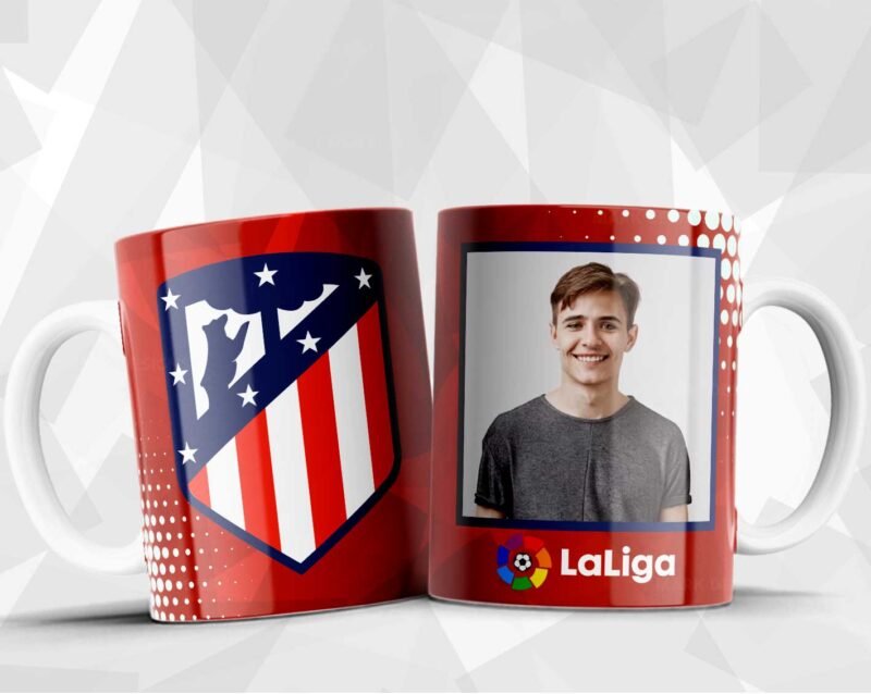 Plantillas Fútbol europeo con foto para tazas - Image 4