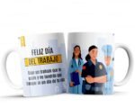 Plantillas día del Trabajo tazas