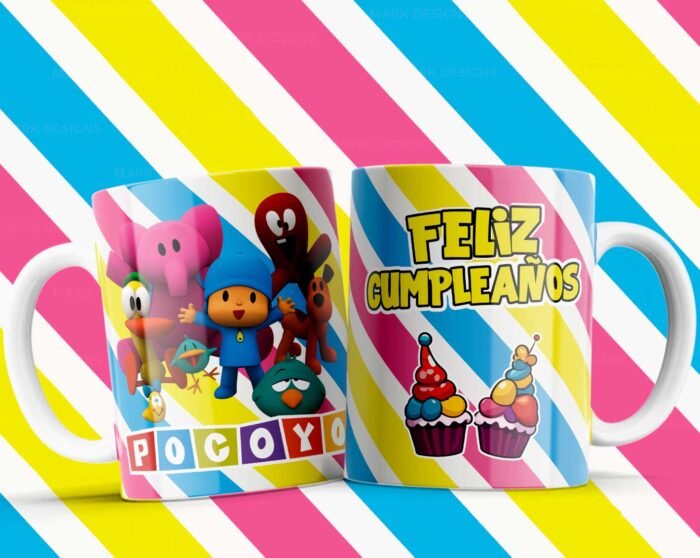 Plantillas para niños de cumpleaños tazas - Image 7