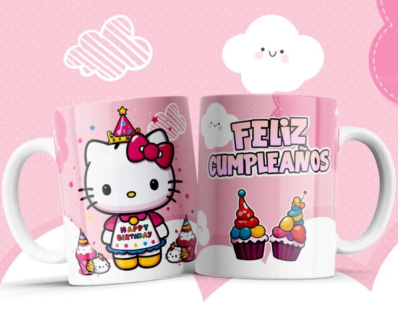Plantillas de cumpleaños tazas niños - Image 6
