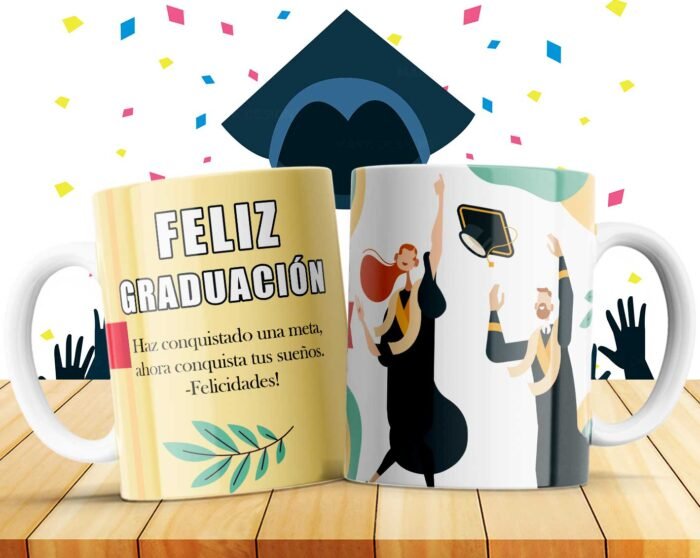 Plantillas de Graduaciones para Tazas - Año editable - Image 6