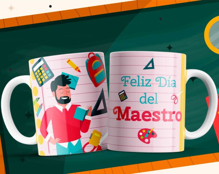 Plantillas día del Maestro para Tazas - Image 3