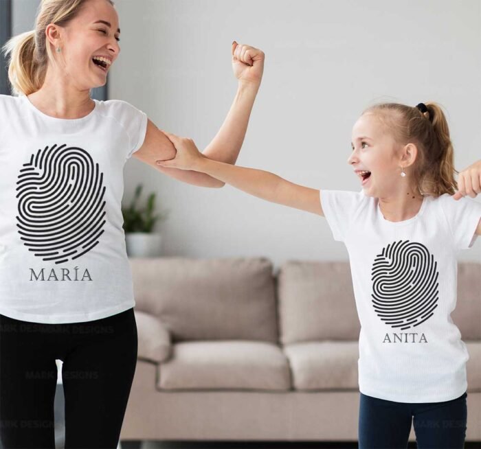Plantillas de Mamá e Hija para Camisetas - Image 4