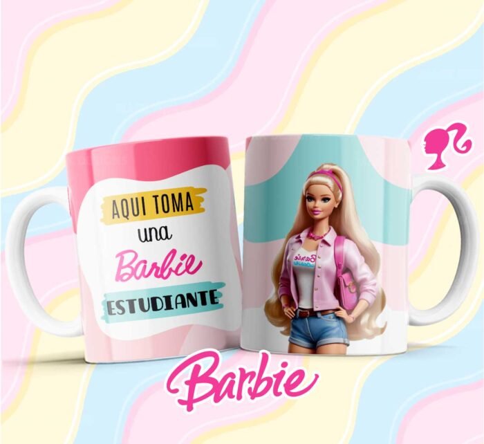 Diseños Barbie Profesiones Tazas - Image 7