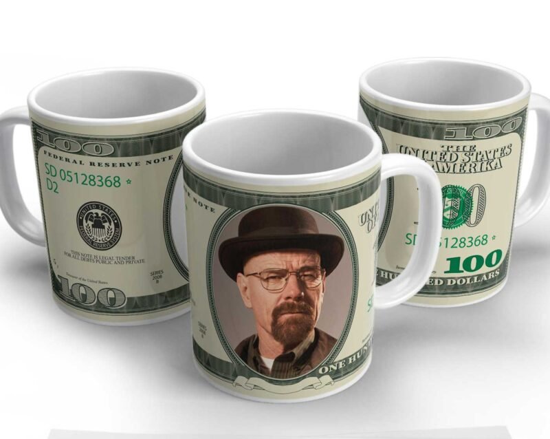 Plantillas Dólar Billete para Taza + Mockup - Image 5