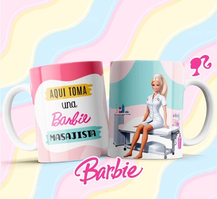 Diseños de Barbie Profesiones para Tazas - Image 6