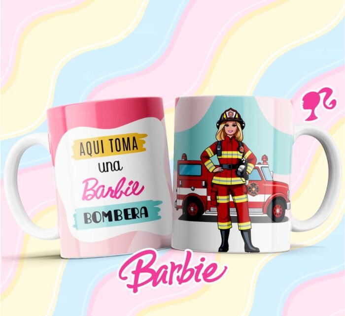 Barbie Profesiones Plantillas tazas - Image 5