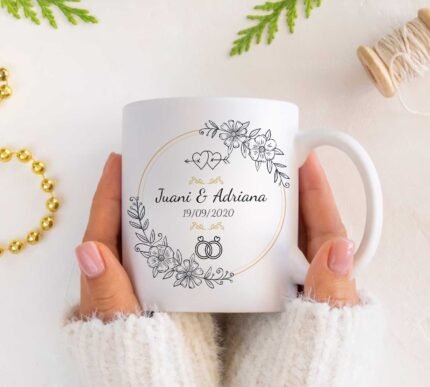Plantillas de casamiento para tazas