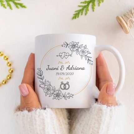 Plantillas de casamiento para tazas