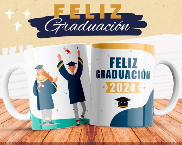 Plantillas Graduaciones para tazas - Año editables - Image 6