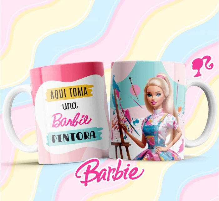 Diseños de Barbie Profesiones para Tazas - Image 9