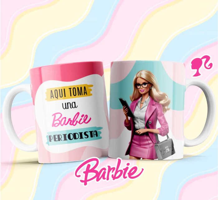 Plantillas tazas Barbie Profesiones - Image 3