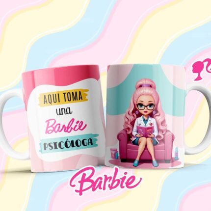 Diseños Barbie Profesiones Tazas