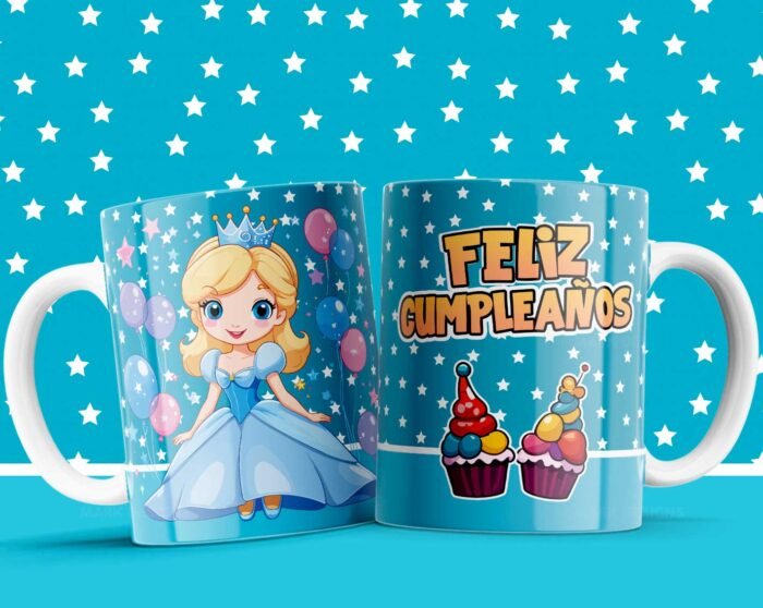 Plantillas para niños de cumpleaños tazas - Image 4