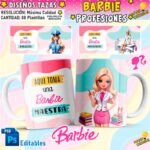 Diseños de Barbie Profesiones para Tazas