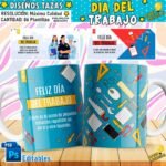 Plantillas día del Trabajo tazas