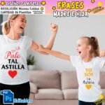 Plantillas Mamá e Hija para Camisetas