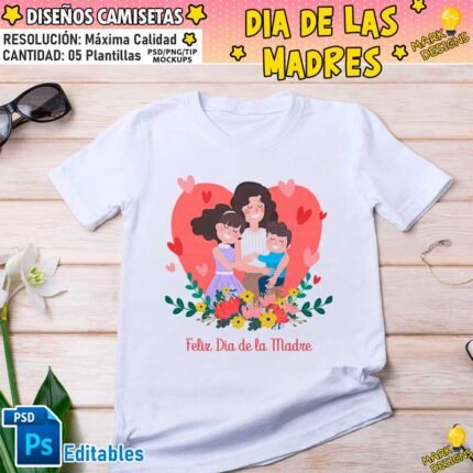Plantillas Dia de la Madre para Camisetas