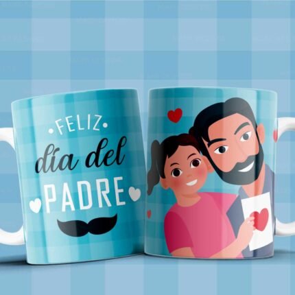 Feliz Dia del Padre Plantillas para Tazas