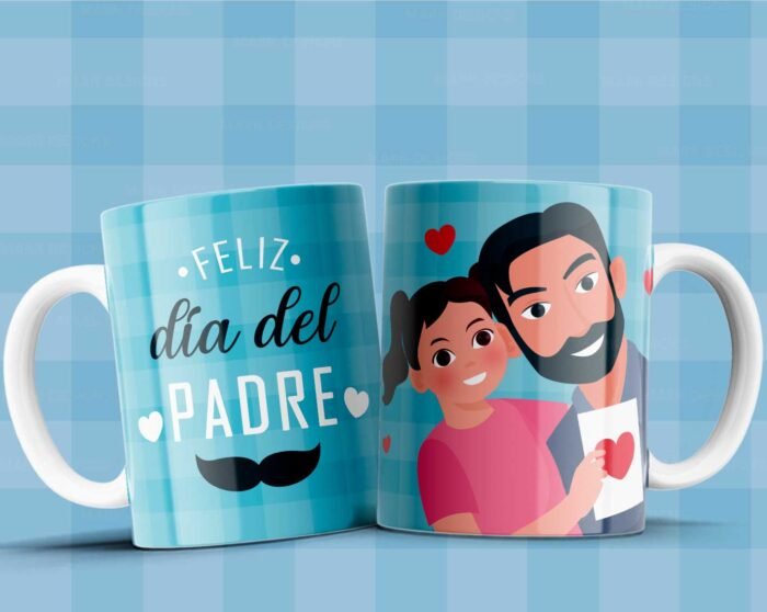Feliz Dia del Padre Plantillas para Tazas