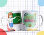 Plantillas Día del Maestro Tazas