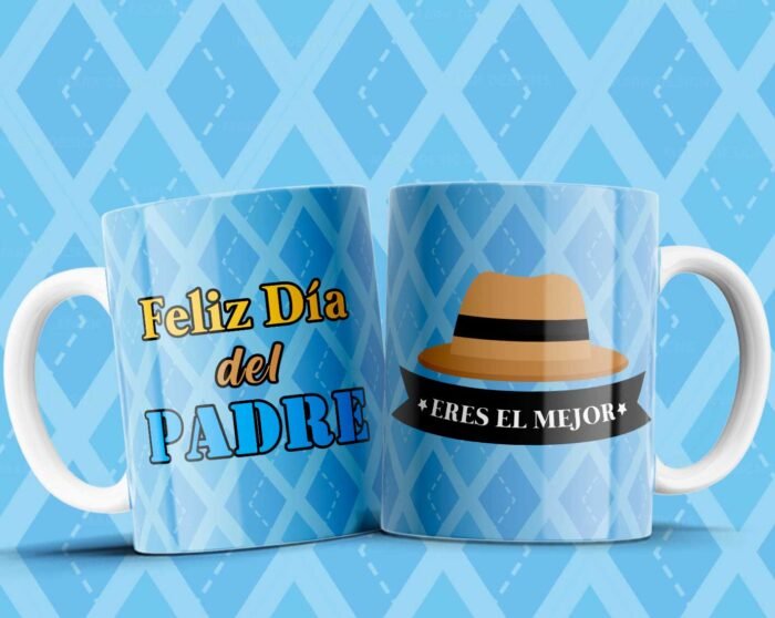 Plantillas Dia del Padre para Tazas