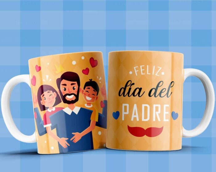 Feliz Dia del Padre Plantillas para Tazas - Image 4