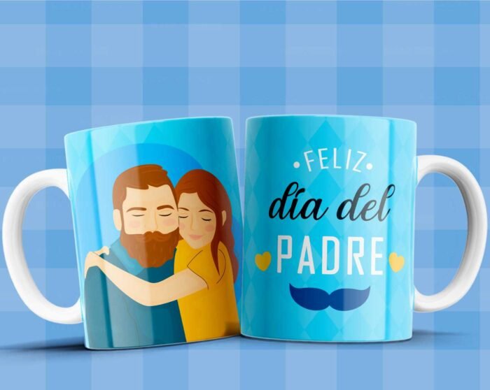 Feliz Dia del Padre Plantillas para Tazas - Image 5