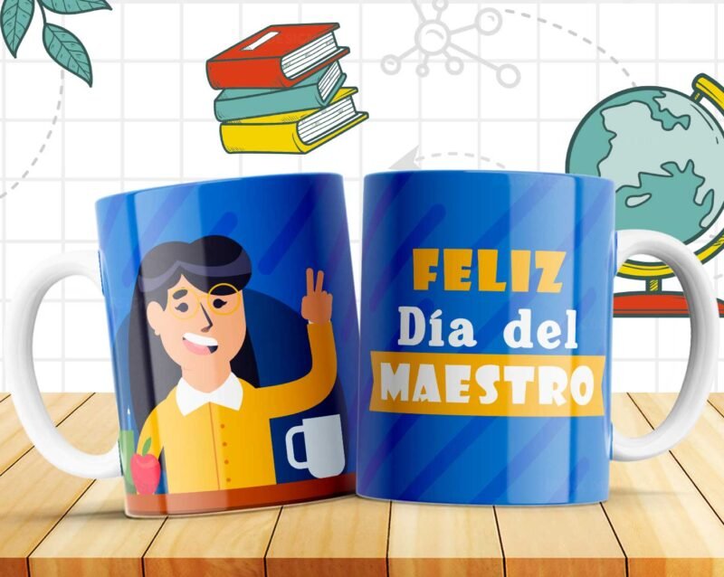 Plantillas para Tazas Día del Maestro - Image 6