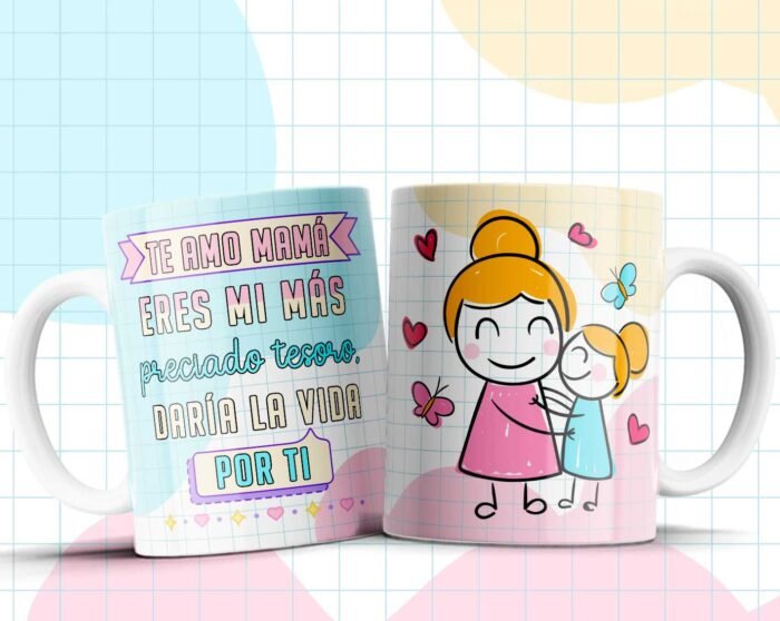 Plantillas Frases Mamá Tazas - Image 6