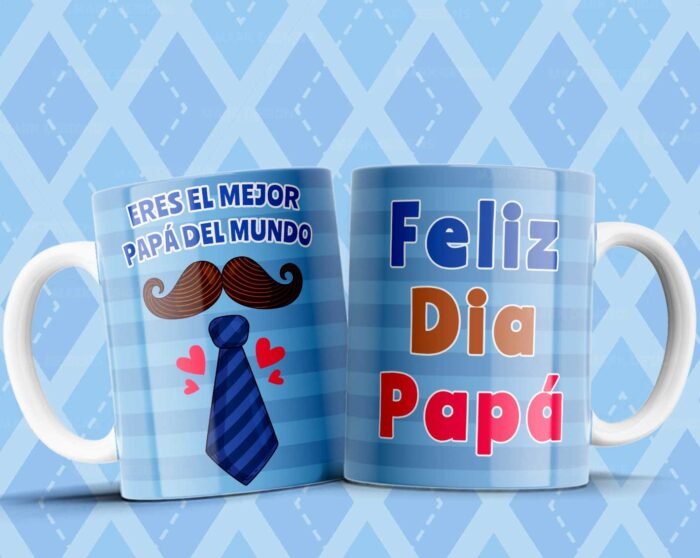 Dia del Padre Plantillas Tazas - Image 7