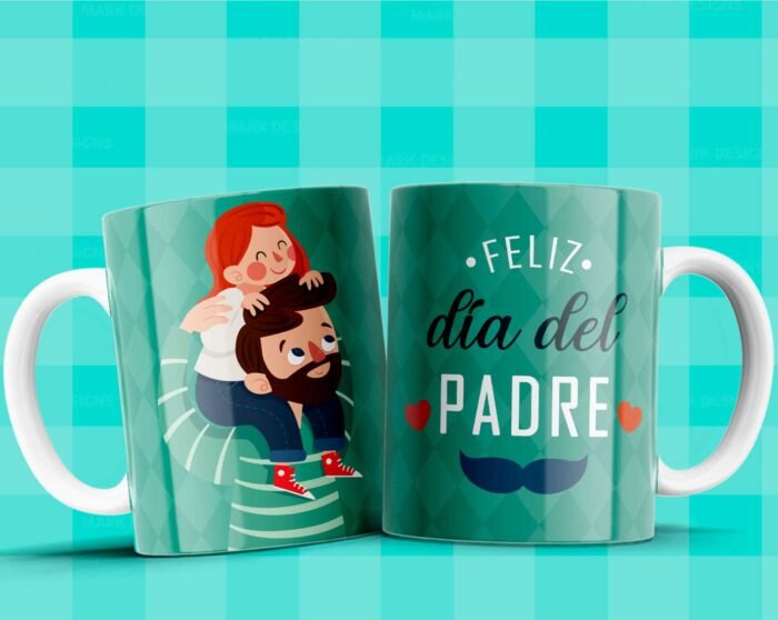 Feliz Dia del Padre Plantillas para Tazas - Image 7