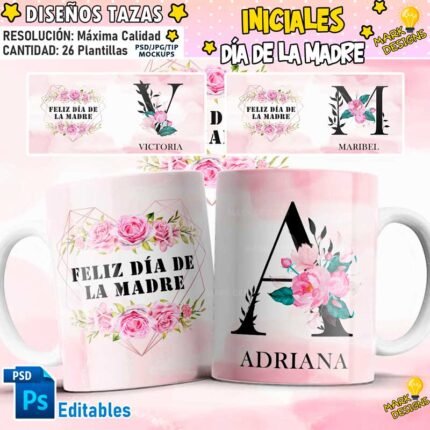Plantillas Iniciales día de las Madres