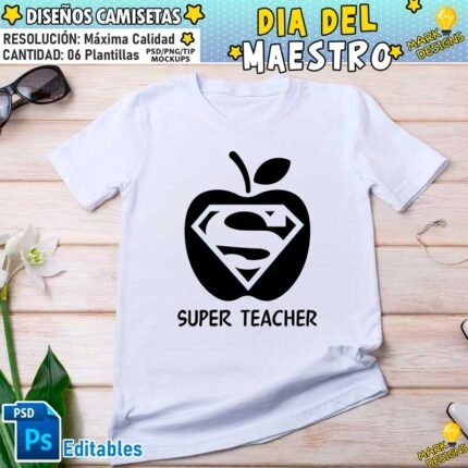 Plantillas Día del Maestro para Camisetas
