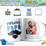 Plantilla para Tazas Dia del Padre