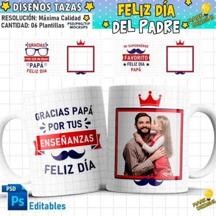 Plantillas con Foto día del Padre