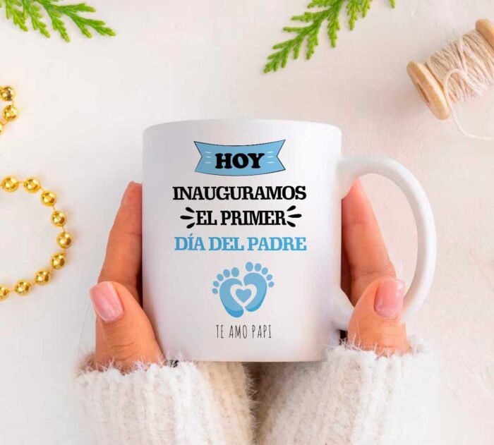Plantillas Papá Primerizo para Tazas