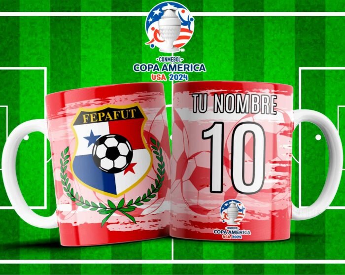 Plantillas Copa América 2024 Tazas - Image 13