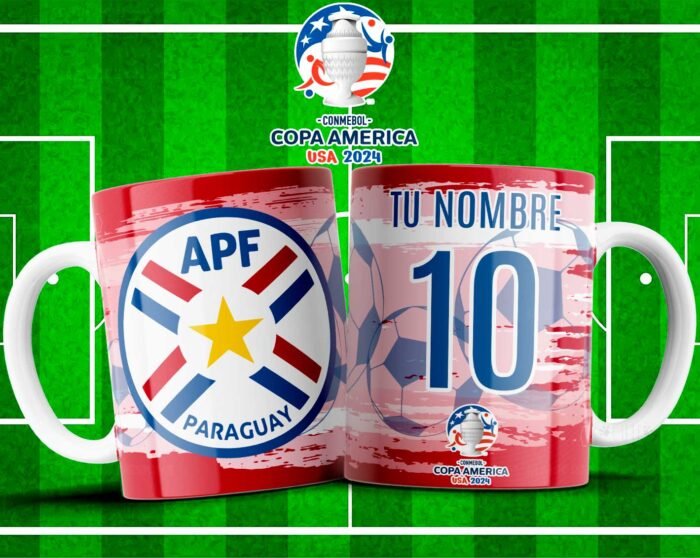 Plantillas Copa América 2024 Tazas - Image 16