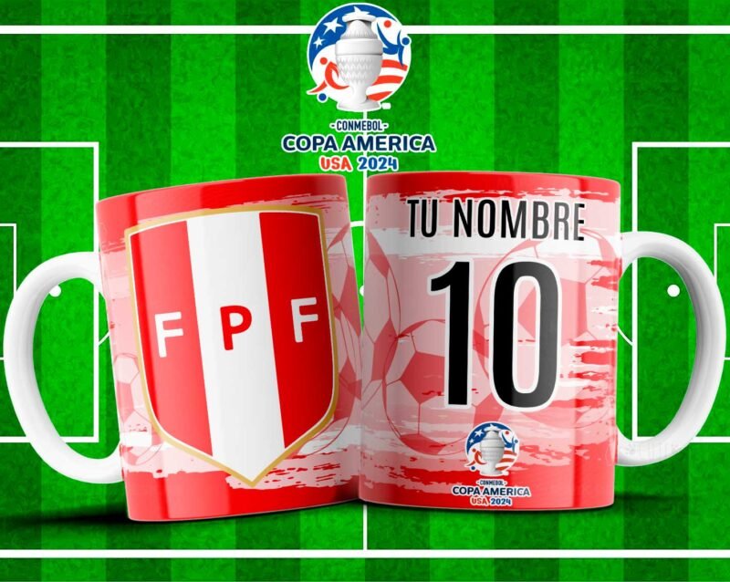 Plantillas Copa América 2024 Tazas - Image 3