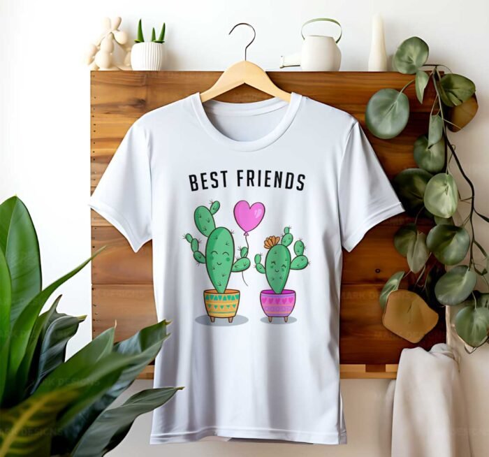 Plantillas Best Friends Camisetas - Image 5