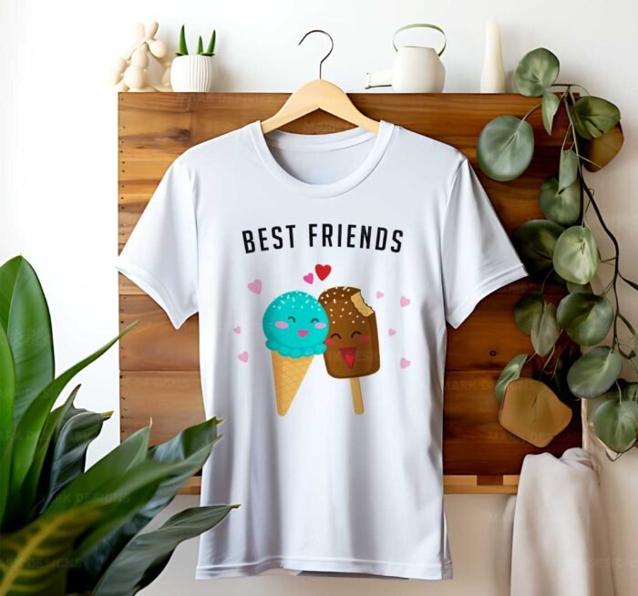 Plantillas Best Friends Camisetas - Image 6