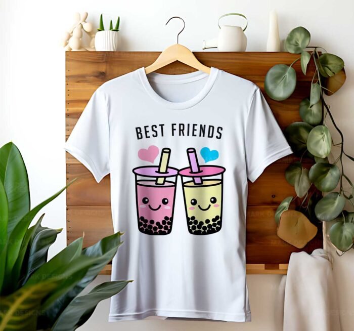 Plantillas Best Friends Camisetas - Image 7