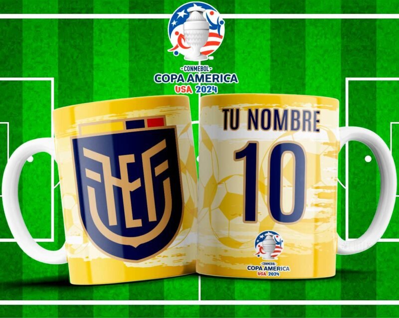 Plantillas Copa América 2024 Tazas - Image 6