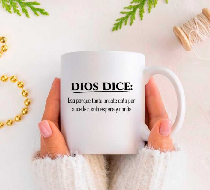 Plantillas Dios dice para Tazas - Image 9