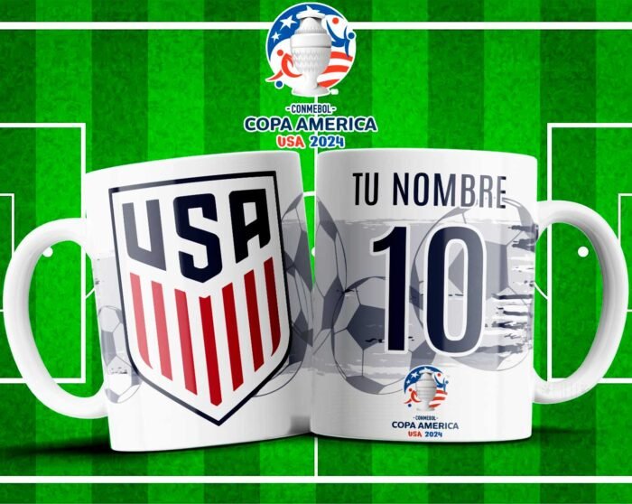 Plantillas Copa América 2024 Tazas - Image 10